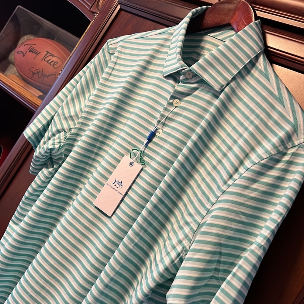 Brand New Southern Tide Quick Dry Fabric, Stretch,UV Protection Luxury Golf Polo - Picture 3 of 10